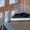 metal fire escape