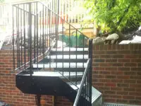 railings and staircase