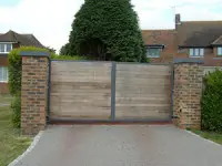 wooden gates