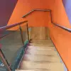 staircase and glass balustrade